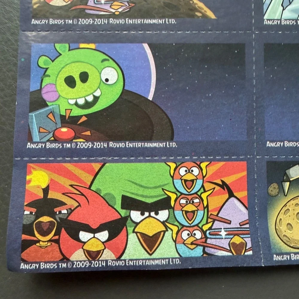 Angry Birds SET Pencils Valentine Cards Temporary Tattoos Video Game Merchandise